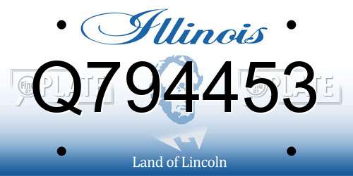 Q794453 Illinois License Plate