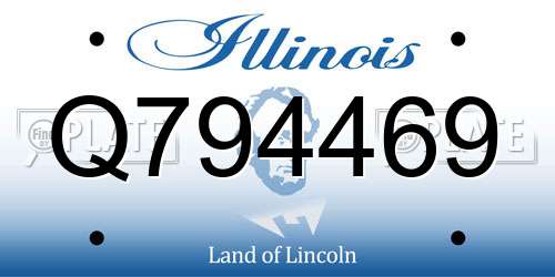 Q794469 Illinois License Plate