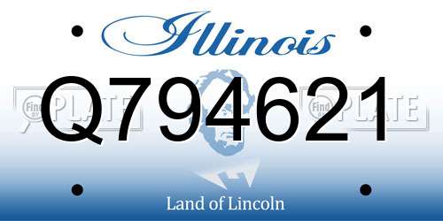 Q794621 Illinois License Plate