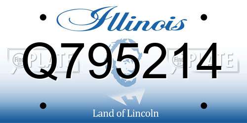 Q795214 Illinois License Plate