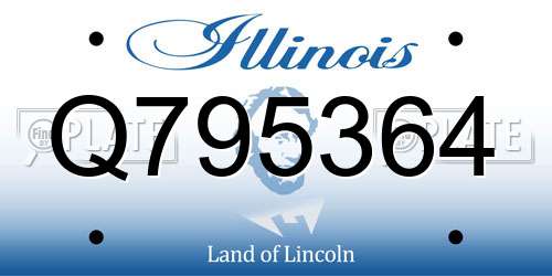 Q795364 Illinois License Plate