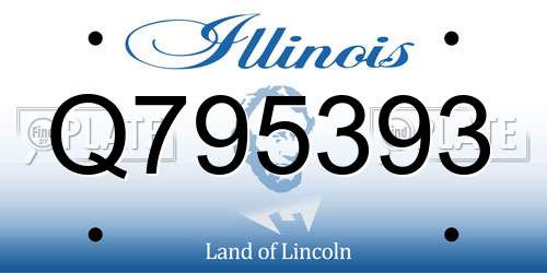 Q795393 Illinois License Plate
