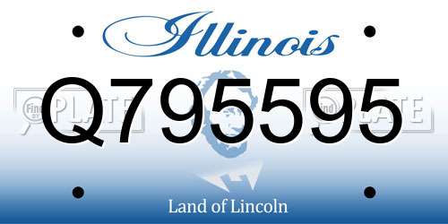 Q795595 Illinois License Plate