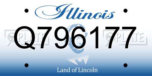 Q796177 Illinois License Plate