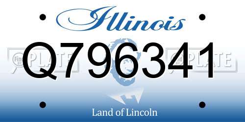 Q796341 Illinois License Plate