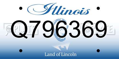 Q796369 Illinois License Plate