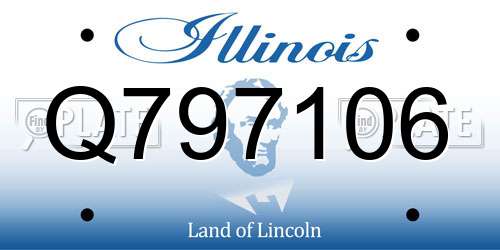 Q797106 Illinois License Plate