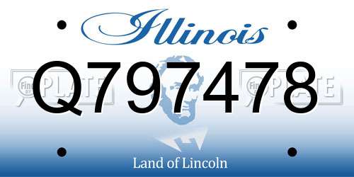 Q797478 Illinois License Plate