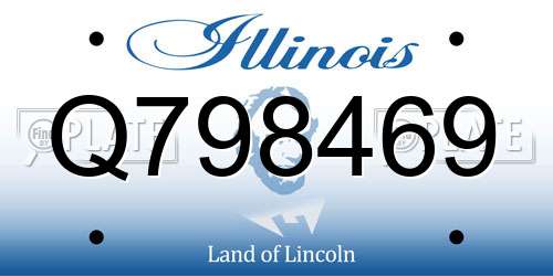 Q798469 Illinois License Plate