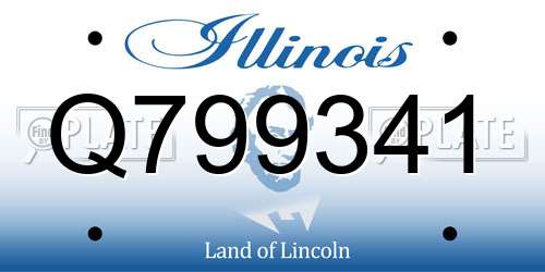 Q799341 Illinois License Plate