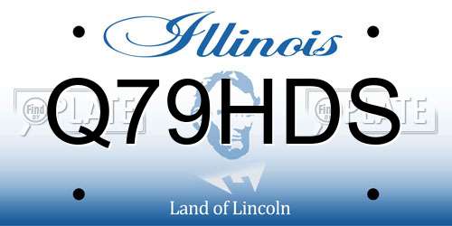 Q79HDS Illinois License Plate