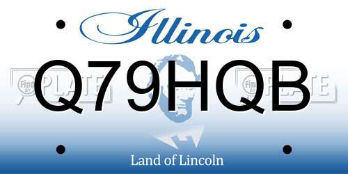 Q79HQB Illinois License Plate