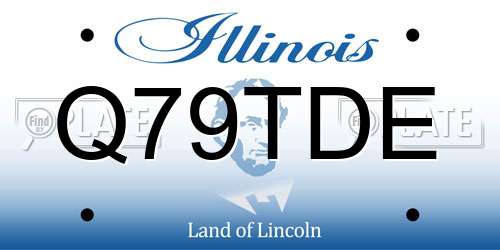Q79TDE Illinois License Plate