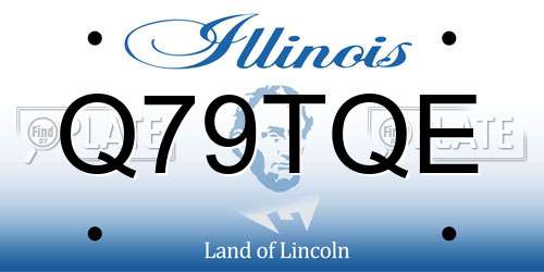 Q79TQE Illinois License Plate