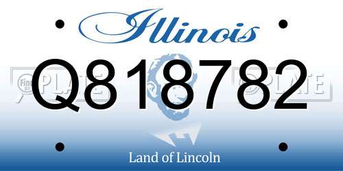 Q818782 Illinois License Plate