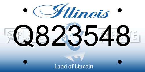 Q823548 Illinois License Plate