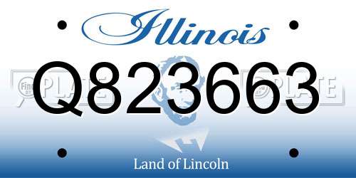 Q823663 Illinois License Plate
