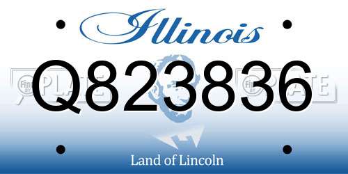 Q823836 Illinois License Plate