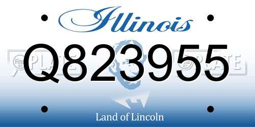 Q823955 Illinois License Plate