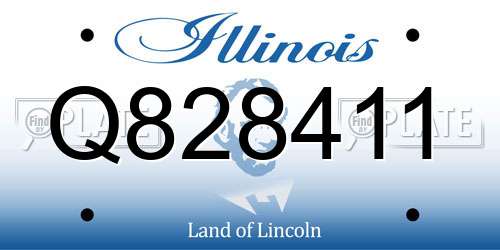 Q828411 Illinois License Plate