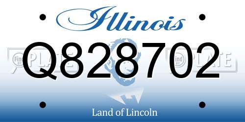 Q828702 Illinois License Plate