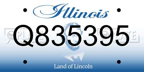Q835395 Illinois License Plate