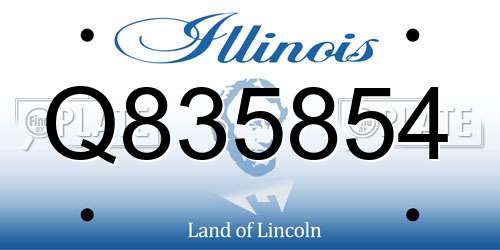 Q835854 Illinois License Plate