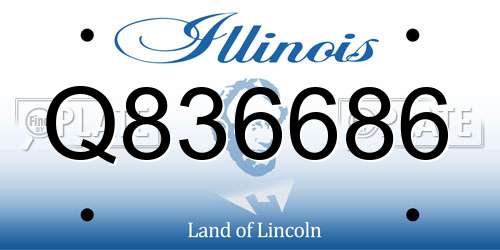 Q836686 Illinois License Plate