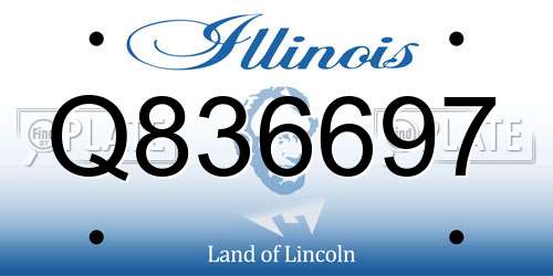 Q836697 Illinois License Plate