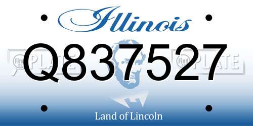 Q837527 Illinois License Plate