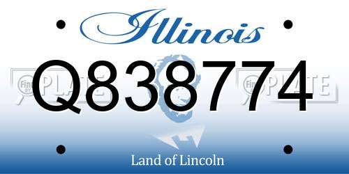 Q838774 Illinois License Plate