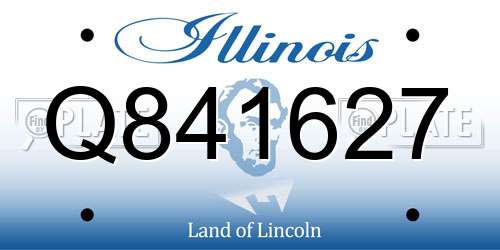 Q841627 Illinois License Plate