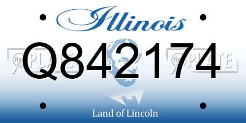 Q842174 Illinois License Plate