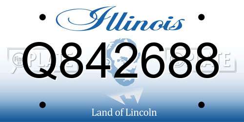 Q842688 Illinois License Plate