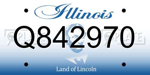 Q842970 Illinois License Plate