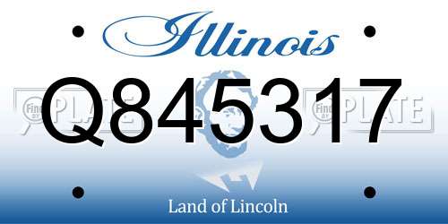 Q845317 Illinois License Plate