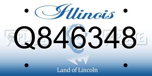 Q846348 Illinois License Plate