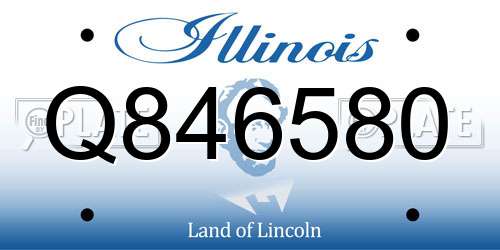 Q846580 Illinois License Plate