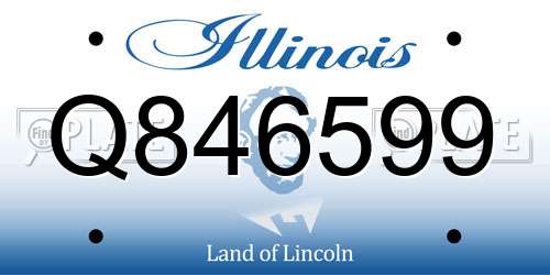 Q846599 Illinois License Plate