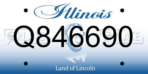 Q846690 Illinois License Plate