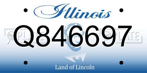 Q846697 Illinois License Plate