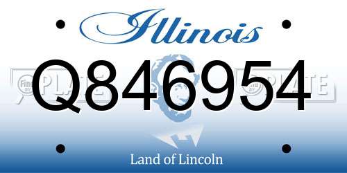 Q846954 Illinois License Plate