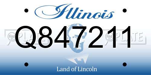 Q847211 Illinois License Plate
