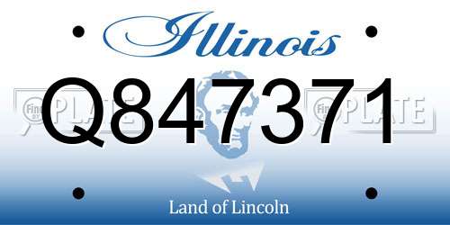 Q847371 Illinois License Plate