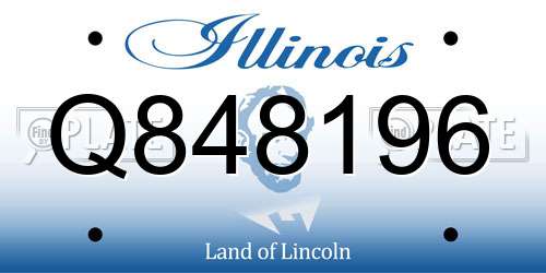 Q848196 Illinois License Plate