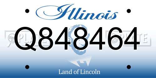 Q848464 Illinois License Plate