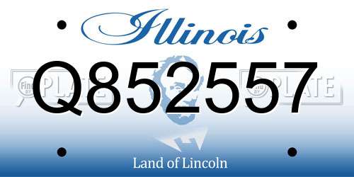Q852557 Illinois License Plate