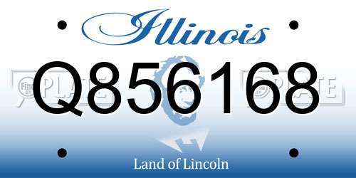 Q856168 Illinois License Plate