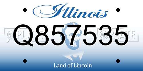 Q857535 Illinois License Plate