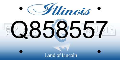 Q858557 Illinois License Plate